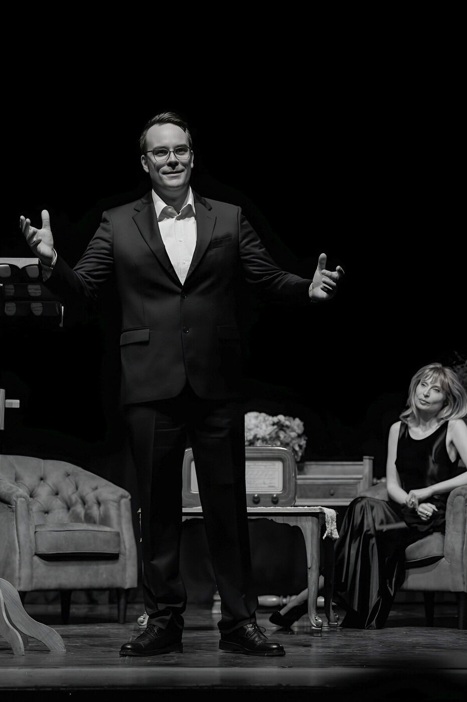Nicolò Dal Ben in scena a teatro