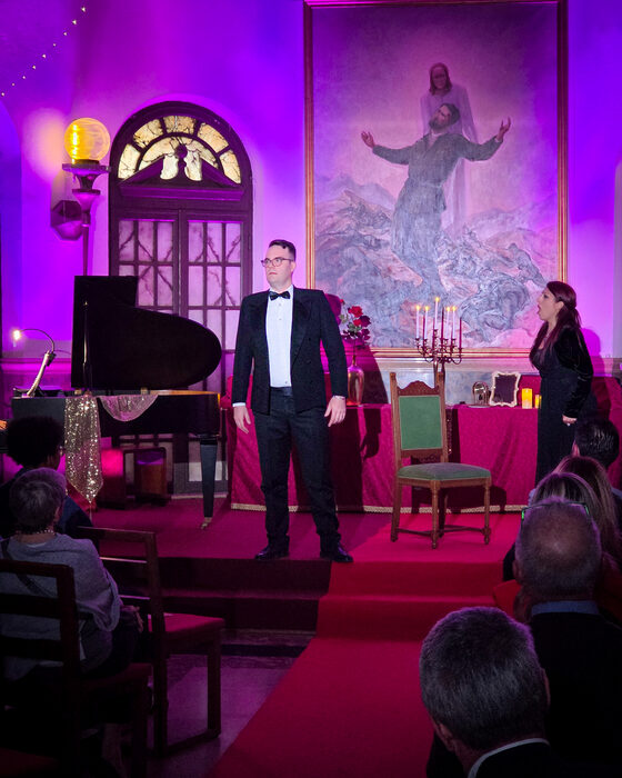 Nicolò Dal Ben tenore in scena a teatro