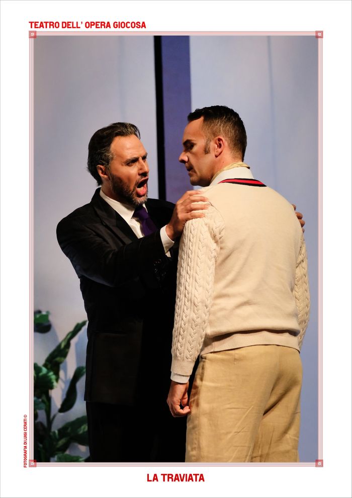 Nicolò Dal Ben, Alfredo e Giorgio Germont - La Traviata, Opera Giocosa di Savona