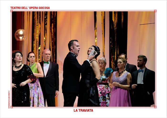 Nicolò Dal Ben, Alfredo e Violetta, la scena del denaro - La Traviata, Opera Giocosa di Savona